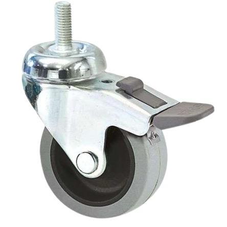 CP1FD050-322L10 Guitel Hervieu Brzděné otočné 35 kg 50 mm, Pryž