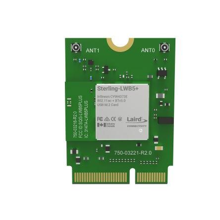 Modul WiFi a Bluetooth 453-00049 3.3V Ne Ezurio IEEE 802.11ac, IEEE 802.11b/g, 802,11a, IEEE 802.11n