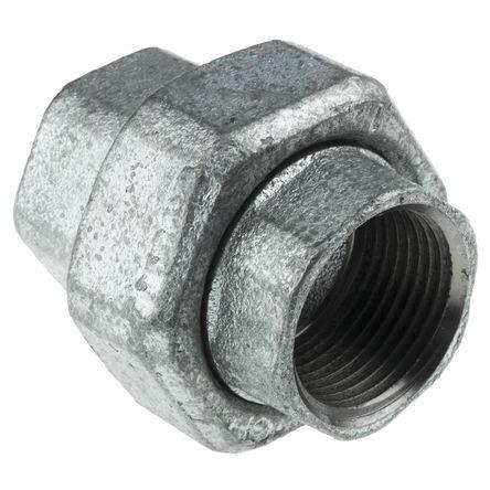 Georg Fischer Armatura z kujné oceli Adaptér ventilu Černění Vnitřní G 1/2 in Vnitřní BSPP 1/2 in