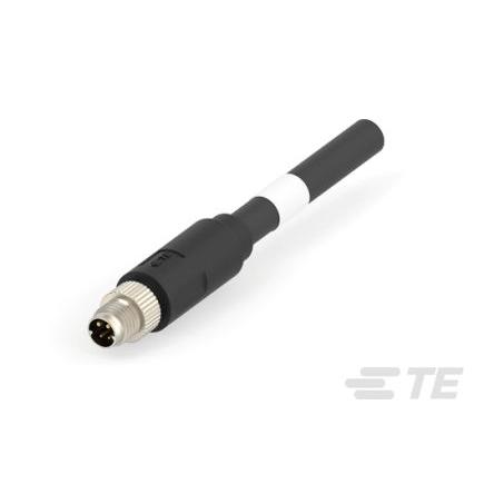 TE Connectivity Ethernetové kabely, řada: SPE, Unterminated, Černá, Termoplast 3 m