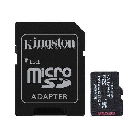 MicroSD 32 Gb MicroSDHC Průmyslová třída TLC Kingston, řada: SDCIT2 A1, Třída 10, U3, UHS-I 85 °C -40 °C