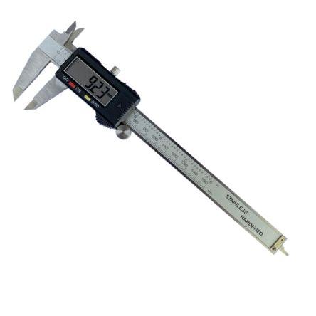 Kalibr 150 mm Digitální, přesnost: 0.03 mm, rozlišení: 0.01 mm, Metrické, typ displeje: Digitální RS PRO, ISOCAL
