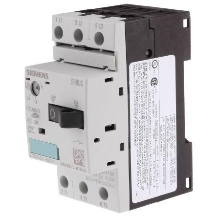 Jistič ochrany motoru, rozsah: 3RV1 1.8A, 2.5 A 690V 60 °C -20 °C Siemens
