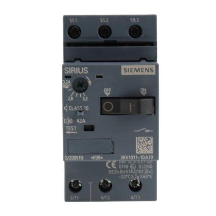 Jistič ochrany motoru, rozsah: 3RV1 2.2A, 3.2 A 690V 60 °C -20 °C Siemens
