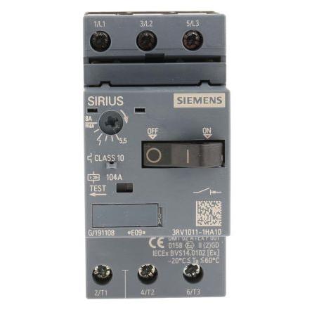 Jistič ochrany motoru, rozsah: 3RV1 5.5A, 8 A 690V 60 °C -20 °C Siemens