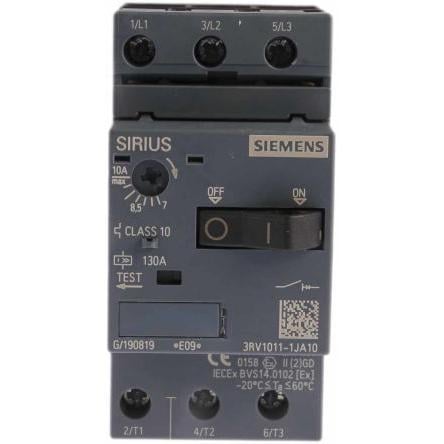 Jistič ochrany motoru, rozsah: 3RV1 10A 690V 60 °C -20 °C Siemens