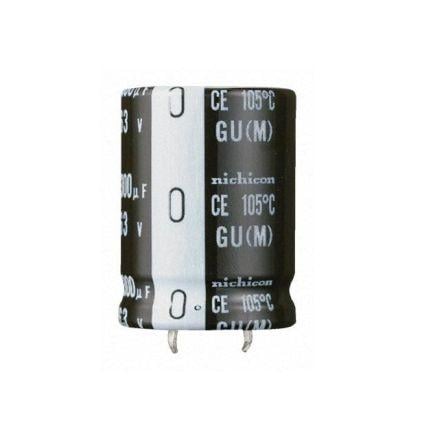 Kondenzátor, řada: LGU 1500 μF ±20 % 200V dc, Zacvakávací montáž Nichicon