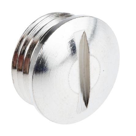 Zátka kabelové průchodky Niklovaná mosaz PG9 17 mm Se závitem, IP54 Šedá Lapp