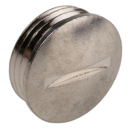 Zátka kabelové průchodky Niklovaná mosaz PG11 20 mm Se závitem, IP54 Kovová Lapp