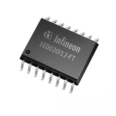 Infineon IGBT modul 1ED020I12FTXUMA1 IGBT 2 A, počet kolíků: 16 kolíkový 5.5V, DSO-16