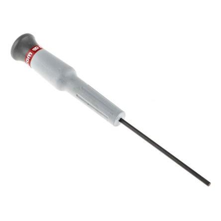 Přesný šroubovák, dělka lopatky: 75 mm Molybdenová ocel, Chromovaný, Chrom-vanadová ocel Přesný hrot 2.5 mm, celková