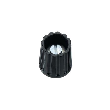 Knoflík potenciometru Elma 14.5 mm 6 mm, Černá