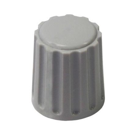 Knoflík potenciometru Elma 21 mm 6 mm, Šedá