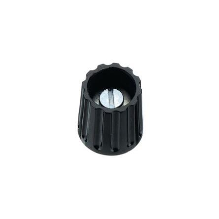 Knoflík potenciometru Elma 14.5 mm 6 mm, Černá