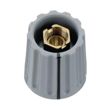 Knoflík potenciometru Elma 45 mm 0.25 in, Šedá