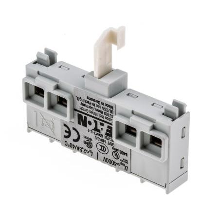 Eaton Pomocný kontakt 1 NO/1 NC 2 Nahoru, rozsah: NHI-E s Šroub 1 A 24 V dc, 240V ac