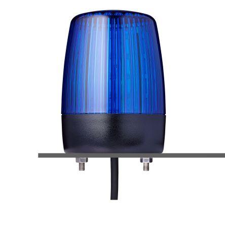 AUER Signal LED maják, řada: PCH Blikající, Stálé barva Modrá 240V LED Svislá montáž, Trubka, Horizontální RoHS IP67,