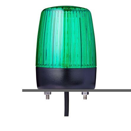 AUER Signal LED maják, řada: PCH Blikající, Stálé barva Zelená 240V LED Horizontální, Trubka, Svislá montáž 0.003A RoHS