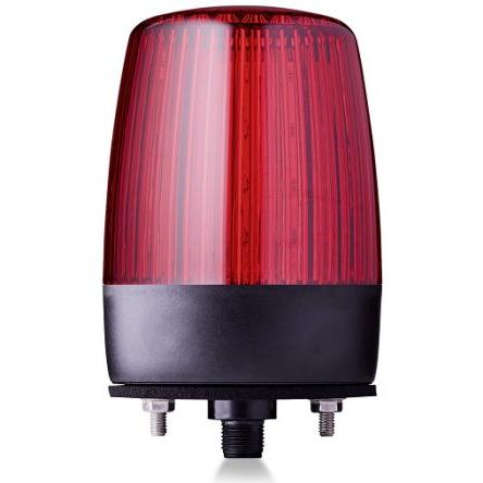 AUER Signal LED maják, řada: PDMC5 Záblesk, Stálé, Otáčecí, Blikající barva Červená 24V ac/dc LED Svislá montáž, Trubka,