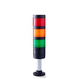 AUER Signal Signální věž, řada: Modul-Perfect 70 LED Výstupní modul Mp3/hlasový výstup, Multitónový modul barva Žlutá,