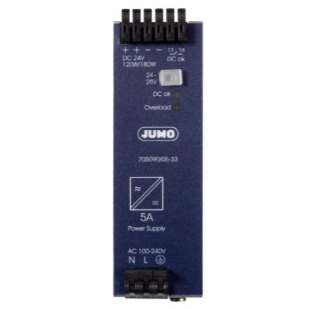 Jumo Napájecí zdroj na lištu DIN variTRON Lišta DIN 200V ac 5 A St. 24V dc DC 120 W