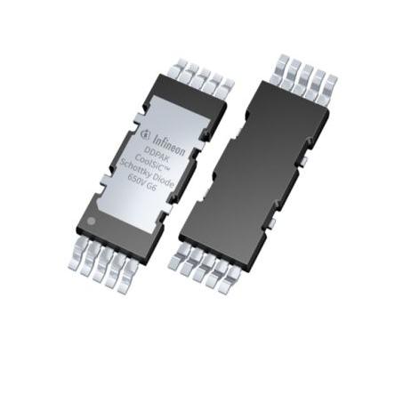 Infineon Schottkyho bariérová dioda IDDD20G65C6XTMA1 Schottkyho dioda 20 A 650 V, TO-263, počet kolíků: 10 kolíkový