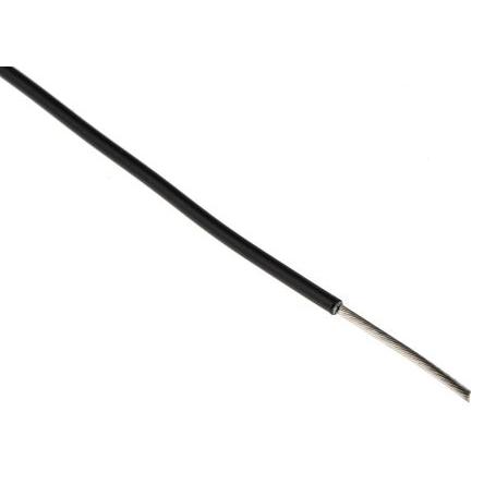 Vodič do drsných podmínek, řada: 100 g, prameny vodičů: 0.18 mm, Černá 100 m TE Connectivity Polymer 100G0111-0.50-0