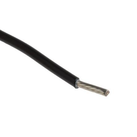 Vodič do drsných podmínek, řada: 100 g, prameny vodičů: 0.23 mm, Černá 100 m TE Connectivity Polymer 100G0111-0.75-0