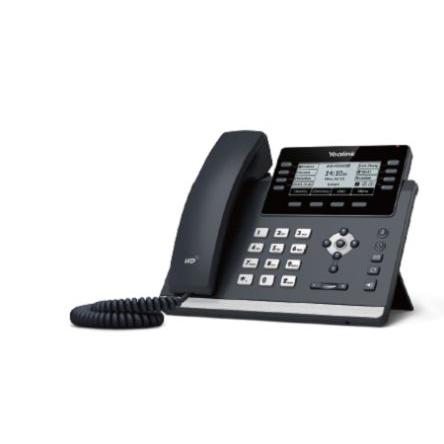 VOIP telefon Dvouportový gigabitový Ethernet, Napájení přes síť Ethernet, Port sluchátka RJ9 (4P4C), Port USB LCD