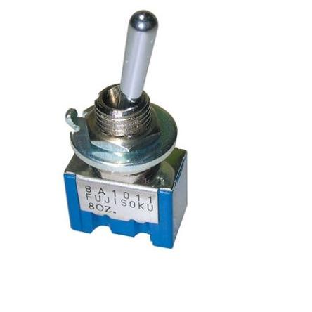 Nidec Components Přepínač Montáž na plošný spoj DPDT zap-zap ovládání 6A Pájecí