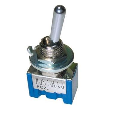 Nidec Components Přepínač Montáž na plošný spoj DPDT zap-zap ovládání 6A PC terminál