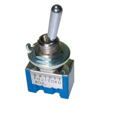 Nidec Components Přepínač Montáž na plošný spoj SPDT zap-zap ovládání 6A Pájecí