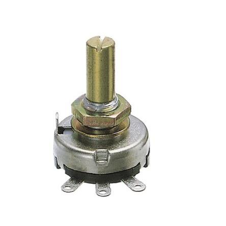 Potenciometr, průměr hřídele: 5 mm 1otáčkový, řada: CRV16 5 kΩ 20 % 0.25 W Rotační 1 Nidec Components