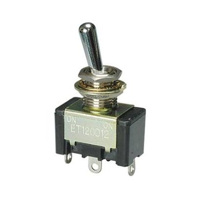 Nidec Components Přepínač Montáž na plošný spoj SPDT Zap-vyp ovládání 25A Pájecí