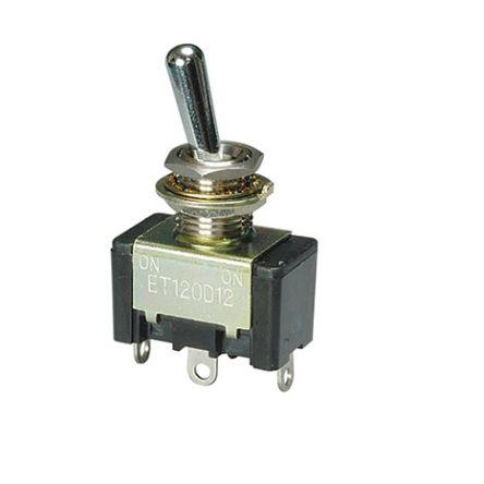 Nidec Components Přepínač Montáž na plošný spoj DPDT zap-zap ovládání 25A Pájecí