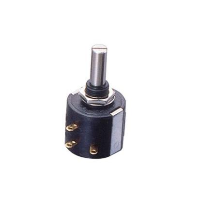 Drátový potenciometr ±1,0 %otáčkový, řada: M-22E10 200 Ω 5 % 2 W Rotační 1 Nidec Components