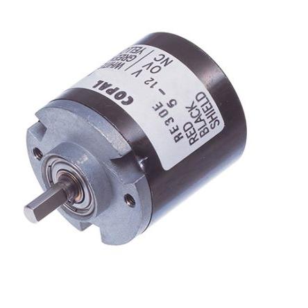 Optický kodér 24V dc 1024 ppr impulzů, průměr hřídele: 4 mm Plochý hřídelem, Vodič Nidec Components