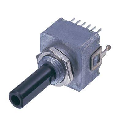 Optický kodér 5V dc 25 ppr impulzů, průměr hřídele: 6 mm Plochý hřídelem, Zacvakávací montáž, Kolík Nidec Components