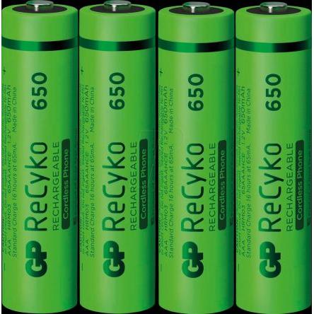 Nikl-metalhydridová baterie AAA 1.2 V Nikl-metal-hydrid 650 mAh Gp Batteries