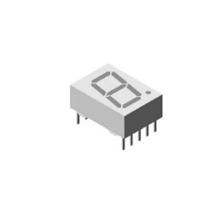TDSR1360-IK LED displej, řada: TDS.13 1 7 segmentů Katoda barva LED diody Červená Vishay 649nm