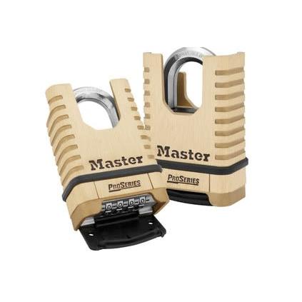 Master Lock Kombinovaný visací zámek Kombinovaný visací zámek, Mosaz 9 mm třmen