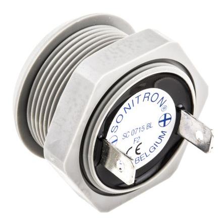 Bzučák 15V dc 0.7 V dc 98 dB, Průchozí otvor 26 mm Nepřetržité Interní Sonitron