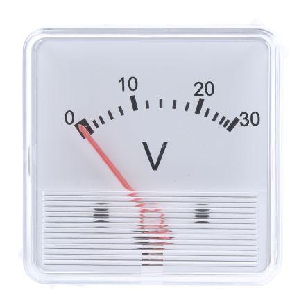 Analogový voltmetr, řada: F3P DC až 40 °C 48 mm 48 mm HOBUT