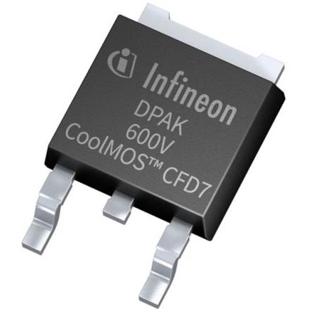 AEC-Q101, řada: IPD MOSFET IPD60R145CFD7ATMA1 N-kanálový 180 A 75 V Infineon, TO-252, počet kolíků: 3 kolíkový N