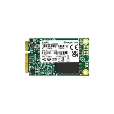 SSD, model: MSA380M Interní mSATA 128 Gb Průmyslová třída Transcend MLC 85 °C -40 °C