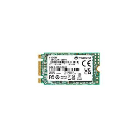 SSD, model: MTS560T Interní M.2 512 Gb Průmyslová třída Transcend 3D NAND 70 °C 0 °C