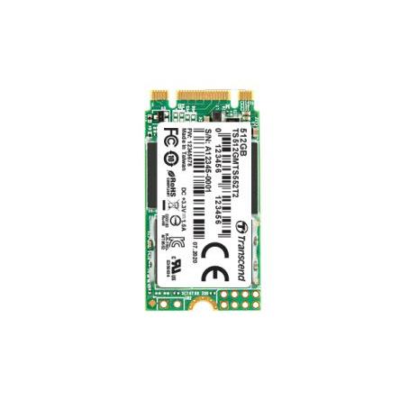 SSD, model: MTS552T2-I Interní M.2 64 Gb Průmyslová třída Transcend 3D 75 °C -20 °C