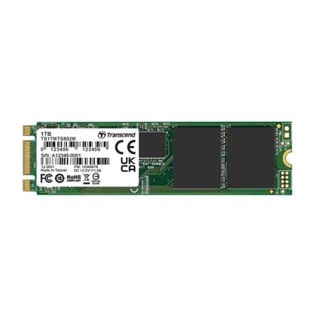 SSD, model: MTS802M Interní M.2 128 Gb Průmyslová třída Transcend MLC 70 °C 0 °C