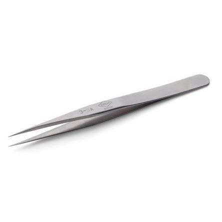 Pinzeta, celková délka: 120mm Antimagnetický, Nerezová ocel Špičatý špička Weller Erem
