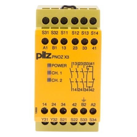 Pilz PNOZ X3 Bezpečnostní relé 24V ac/dc 1 3